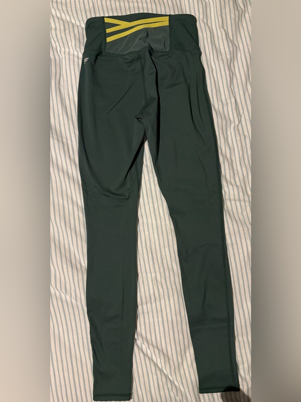 Fabletics Motion365 Green High Waisted Leggings XS Athletic Workout Pants